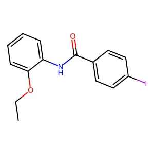 N-(2-ethoxyphenyl)-4-iodobenzamide structure