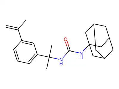 1-(1-Adamantyl)-3-[2-(3-prop-1-en-2-ylphenyl)propan-2-yl]urea structure