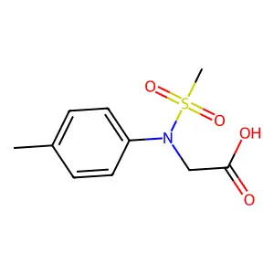 N-(4-Methylphenyl)-N-(methylsulfonyl)glycine structure