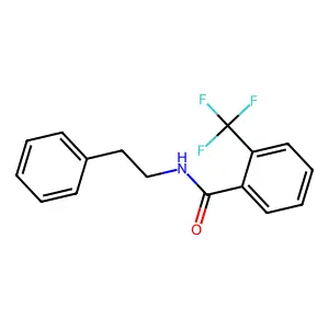 N-(2-苯基乙基)-2-(三氟甲基)苯甲酰胺 structure