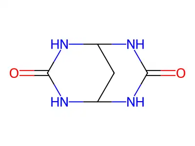 2,4,6,8-Tetraazabicyclo[3.3.1]nonane-3,7-dione structure