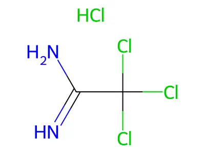 Trichloroethanimidamide hydrochloride structure