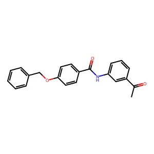 N-(3-Acetylphenyl)-4-(phenylmethoxy)benzamide structure