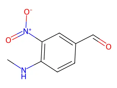 4-(Methylamino)-3-nitrobenzaldehyde structure