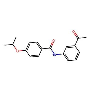 N-(3-Acetylphenyl)-4-(1-methylethoxy)benzamide structure