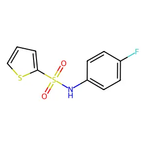 N-(4-fluorophenyl)thiophene-2-sulfonamide structure