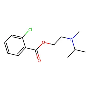 2-[Methyl(propan-2-yl)amino]ethyl 2-chlorobenzoate structure