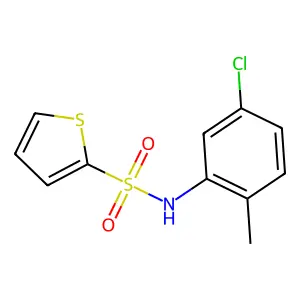 N-(5-chloro-2-methylphenyl)-2-thiophenesulfonamide structure