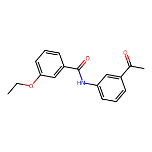 N-(3-acetylphenyl)-3-ethoxybenzamide structure