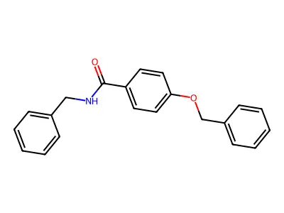 N-benzyl-4-(benzyloxy)benzamide structure