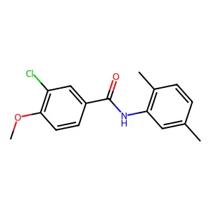 3-Chloro-N-(2,5-dimethylphenyl)-4-methoxybenzamide structure