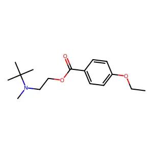 2-[Tert-butyl(methyl)amino]ethyl 4-ethoxybenzoate structure