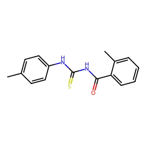 2-methyl-N-[(4-methylphenyl)carbamothioyl]benzamide structure