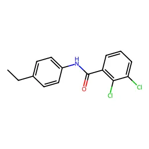 2,3-dichloro-N-(4-ethylphenyl)benzamide structure