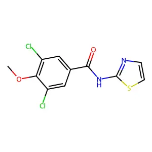 3,5-dichloro-4-methoxy-N-(1,3-thiazol-2-yl)benzamide structure