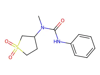 1-(1,1-Dioxidotetrahydrothiophen-3-yl)-1-methyl-3-phenylurea structure