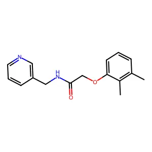 2-(2,3-dimethylphenoxy)-N-(pyridin-3-ylmethyl)acetamide structure