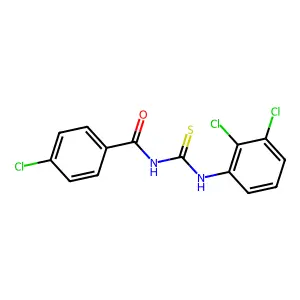 4-chloro-N-[(2,3-dichlorophenyl)carbamothioyl]benzamide structure
