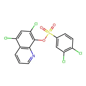 5,7-Dichloroquinolin-8-yl 3,4-dichlorobenzene-1-sulfonate structure
