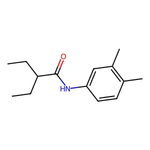 N-(3,4-dimethylphenyl)-2-ethylbutanamide structure