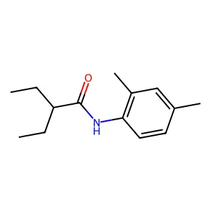 N-(2,4-dimethylphenyl)-2-ethylbutanamide structure