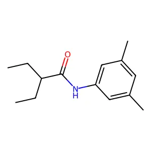 N-(3,5-dimethylphenyl)-2-ethylbutanamide structure