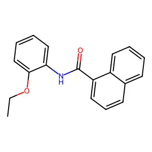 N-(2-ethoxyphenyl)naphthalene-1-carboxamide structure