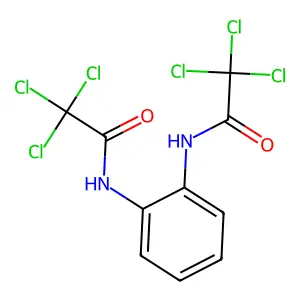 N,N'-(1,2-亚苯基)双(2,2,2-三氯乙酰胺) structure