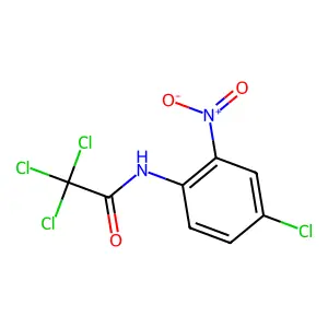 2,2,2-Trichloro-n-(4-chloro-2-nitrophenyl)acetamide structure