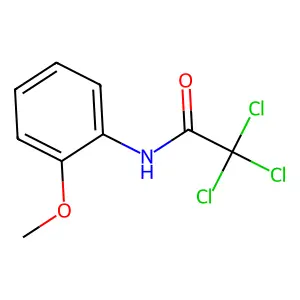 2,2,2-Trichloro-N-(2-methoxyphenyl)acetamide structure