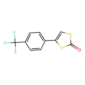 4-(4-(Trifluoromethyl)phenyl)-1,3-dithiol-2-one structure