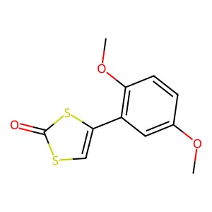 4-(2,5-Dimethoxyphenyl)-1,3-dithiol-2-one structure