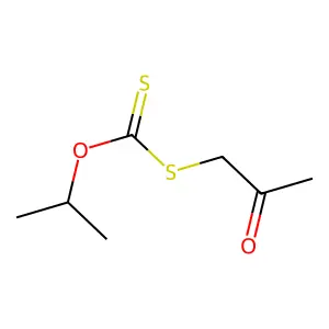 O-propan-2-yl 2-oxopropylsulfanylmethanethioate structure