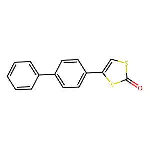 4-(4-Phenylphenyl)-1,3-dithiol-2-one structure