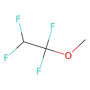 1,1,2,2-Tetrafluoro-1-methoxyethane structure