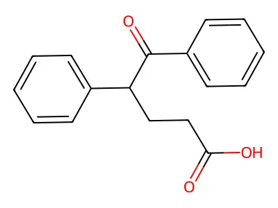 4-Benzoyl-4-phenylbutyric acid structure