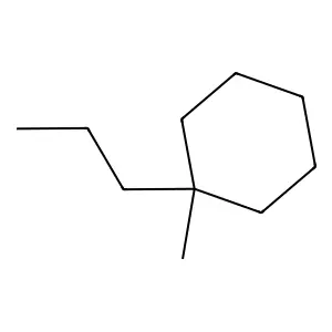 1-Methyl-1-propylcyclohexane structure