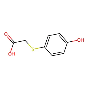 p-Hydroxyphenylthiourea structure