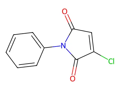 3-Chloro-1-phenylpyrrole-2,5-dione structure