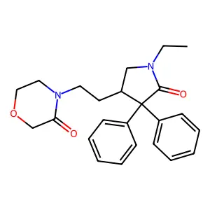 1-Pyrrolidineacetamide, N-(diphenylmethyl)- structure