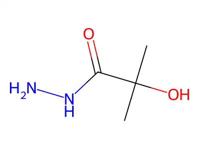2-Hydroxy-2-methylpropanehydrazide structure