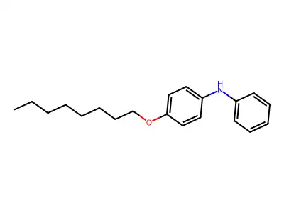 4-Octyloxydiphenylamine structure