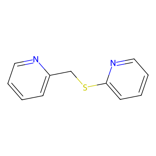 2-[(2-Pyridinylthio)methyl]pyridine structure