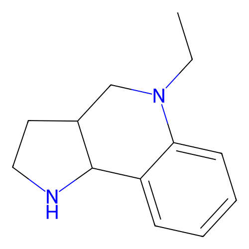 5-Ethyl-1,2,3,3a,4,9b-hexahydropyrrolo[3,2-c]quinoline structure