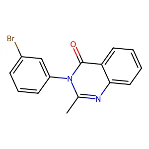 3-(3-Bromophenyl)-2-methylquinazolin-4-one structure