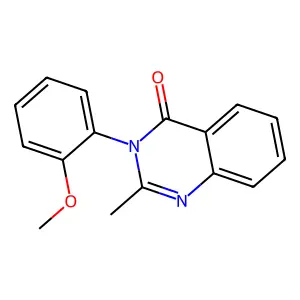 3-(2-methoxyphenyl)-2-methylquinazolin-4(3H)-one structure