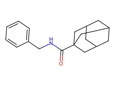 N-benzyladamantane-1-carboxamide structure