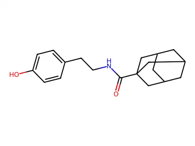 N-Adamantanoyl tyramine structure