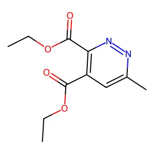 Diethyl 6-methylpyridazine-3,4-dicarboxylate structure