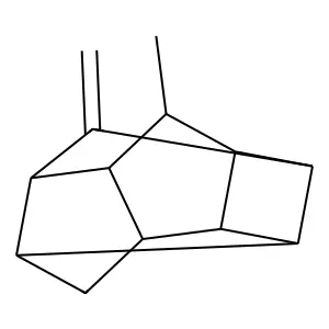 1,2,4-Ethanylylidene-1H-cyclobuta(cd)pentalene, octahydro-5-methyl-7-methylene,(1alpha,1abeta,2alpha,3abeta,4alpha,5alpha,5abeta,5bbeta)- structure